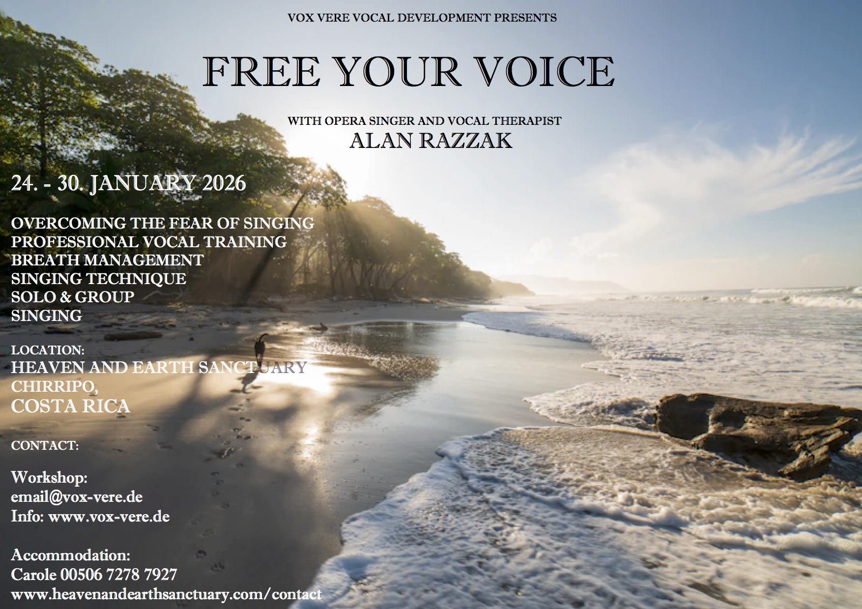FREE YOUR VOICE January 2026